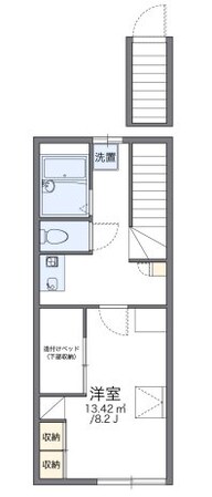 レオパレスグリーンヒル古宮の物件間取画像